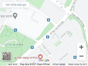 מפה לבית משפט לתביעות קטנות אשדוד