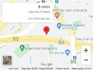 מפה לבית משפט לתביעות קטנות כפר סבא