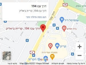 מפה לבית משפט לתביעות קטנות קריות