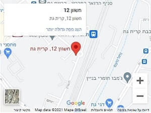 מפה לבית משפט לתביעות קטנות קריית גת